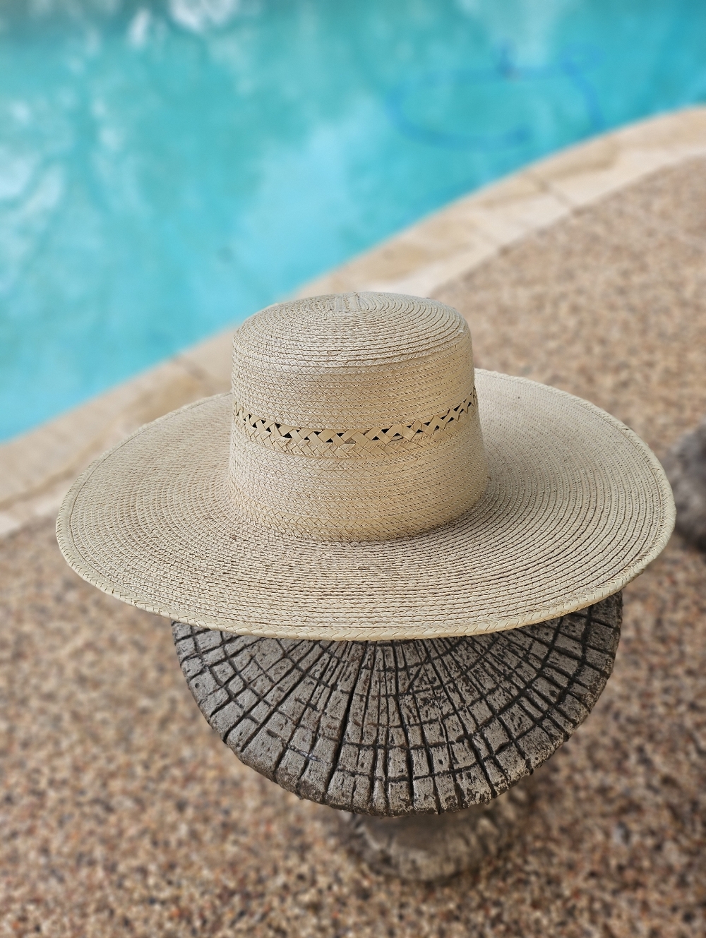 Sunbody Hats Houston Guatemalan Signed Palm Leaf Wide Brim Sun Hat 7 [56]